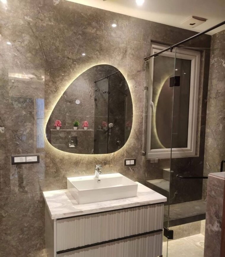 Bathroom, emaar-mgf-emerald-hills 3 Bedroom 1380 Sq.Ft. Apartment In Sector 65 Gurgaon 9856488