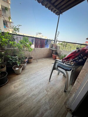 Balcony in 3 BHK Apartment at Naiknavare Park Dew Chs Ltd, Kharghar – for Rent