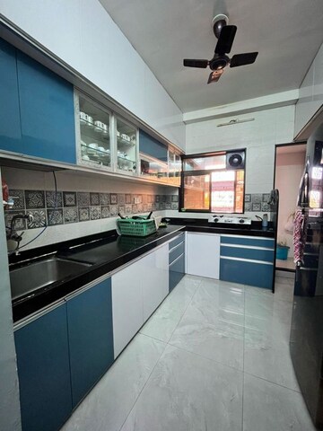 Kitchen in 3 BHK Apartment at Naiknavare Park Dew Chs Ltd, Kharghar – for Rent