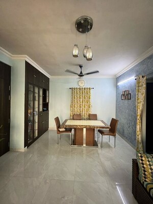 Living Room in 3 BHK Apartment at Naiknavare Park Dew Chs Ltd, Kharghar – for Rent