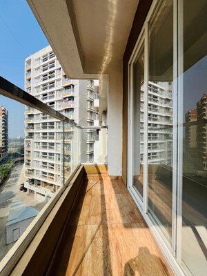 Balcony in 3 BHK Apartment at Aeropolis Phase II, Dhanori – for Rent