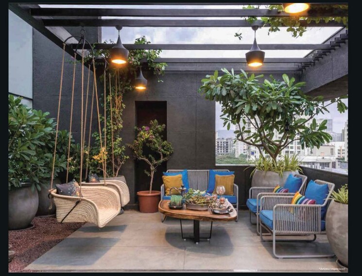 Terrace, adani-samsara-vilasa 4 Bedroom 360 Sq.Ft. Apartment In Sector 63 Gurgaon 9856529