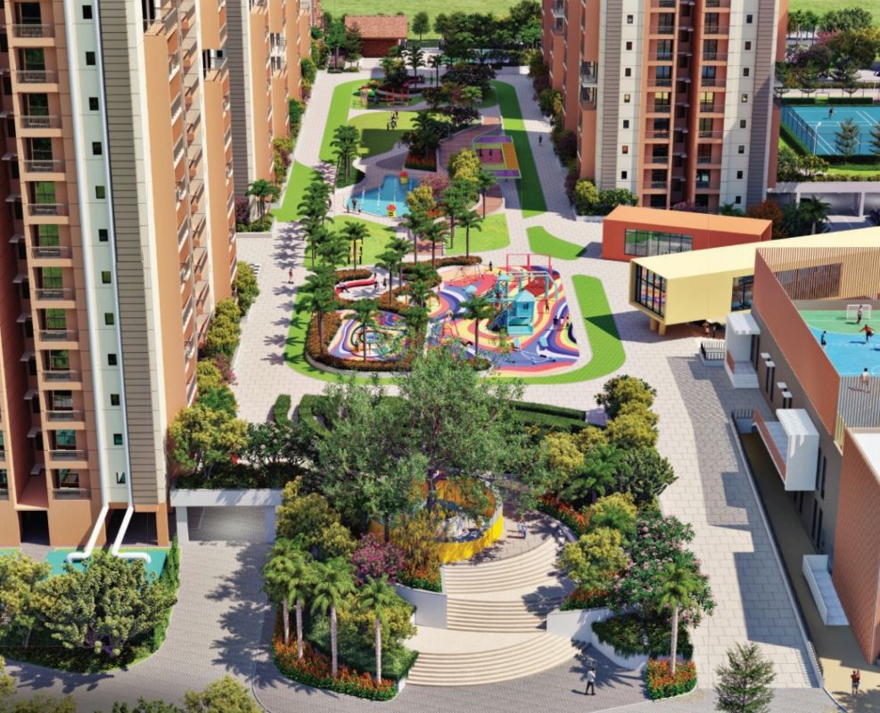 3 BHK +  1000 Sq.Ft. Apartment in Ashiana Amarah