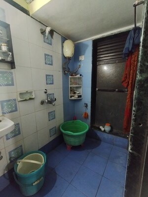 Bathroom in 1 BHK Apartment at Garden Court, Waghbil – for Sale
