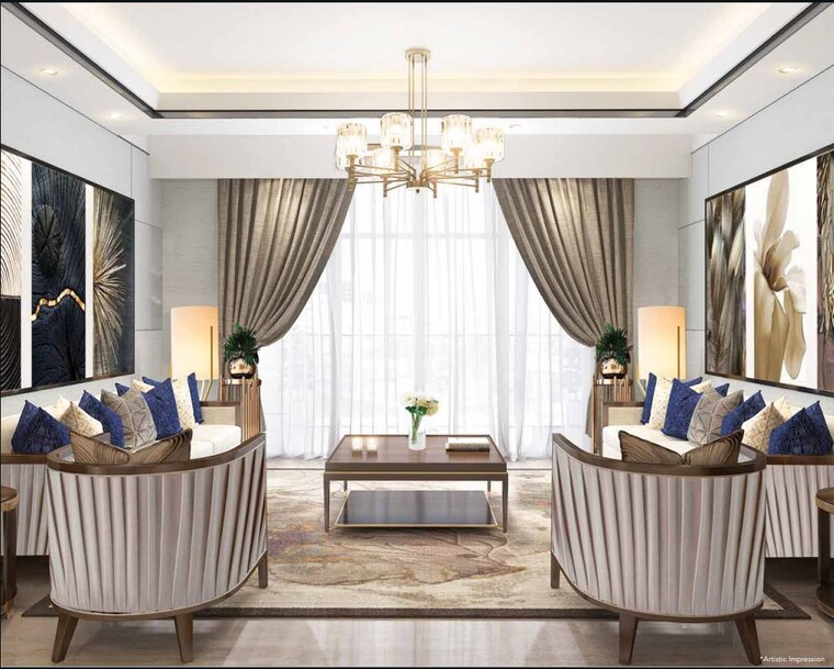 Dining area, adani-samsara-vilasa 4 Bedroom 370 Sq.Ft. Apartment In Sector 63 Gurgaon 9856536