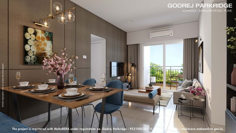 Living Room, hadapsar 2 Bedroom 997 Sq.Ft. Apartment In Hadapsar Pune 9856552