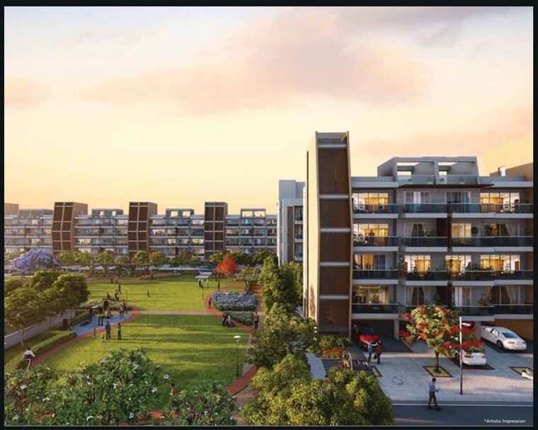 Garden, adani-samsara-vilasa 5 Bedroom 517 Sq.Ft. Apartment In Sector 63 Gurgaon 9856561