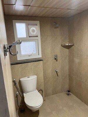Bathroom in 4 BHK Apartment at Prestige High Fields Gachibowli, Gachibowli – for Sale