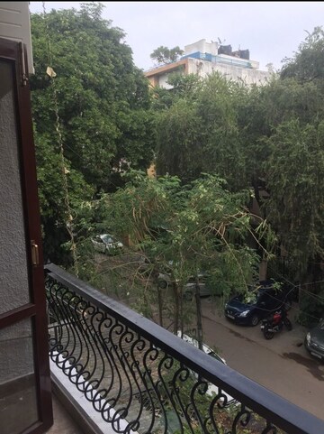 Balcony in 2 BHK Builder Floor at Hauz Khas – for Rent