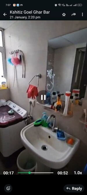 Master Bedroom in 1 BHK Apartment at Aditya Urban Homes, Shahpur Bamheta – for Rent