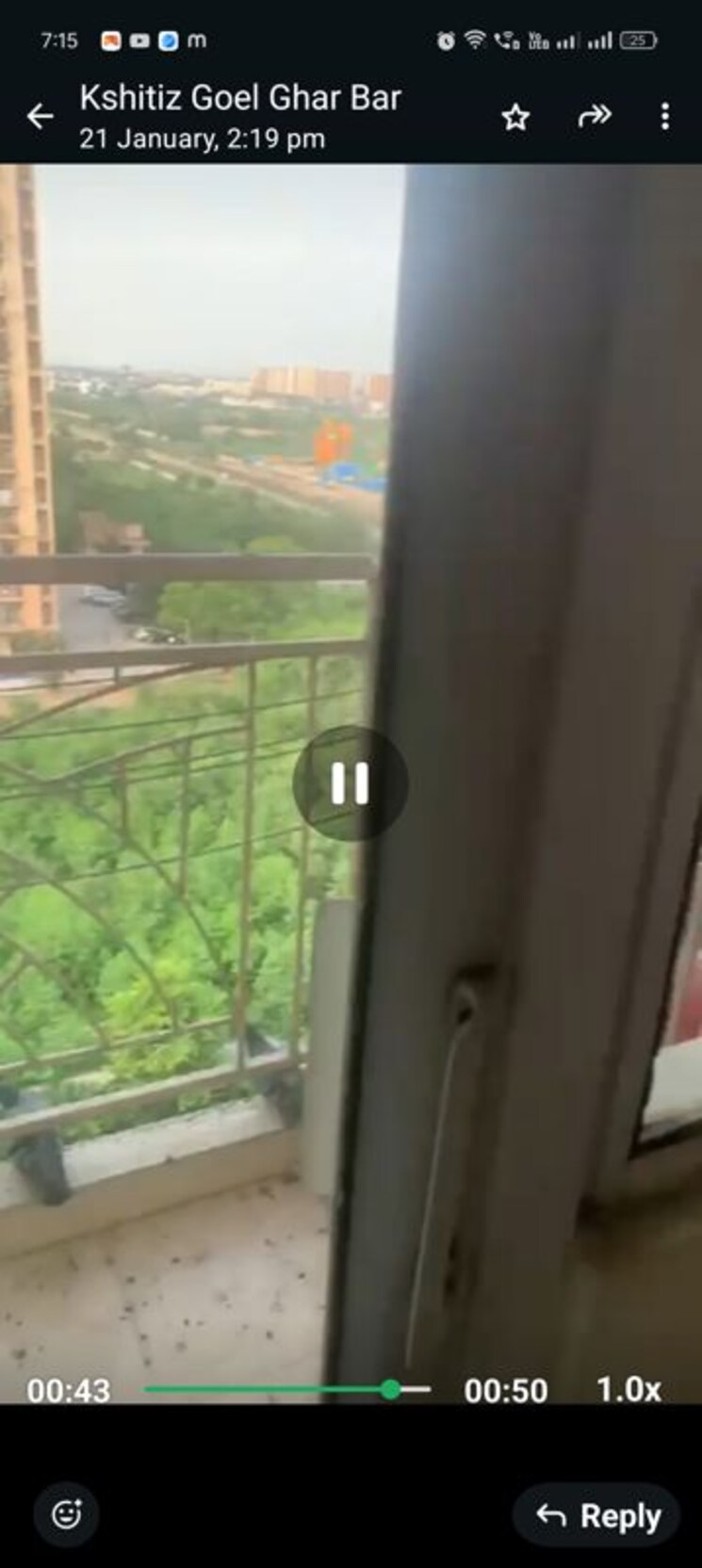 Balcony, aditya-urban-homes 1 Bedroom 585 Sq.Ft. Apartment In Shahpur Bamheta Ghaziabad 9856595