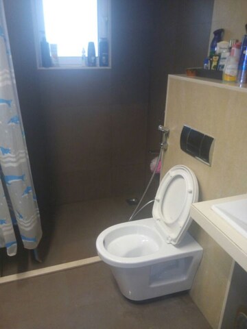 Bathroom in 4 BHK Apartment at S Raheja Natraj, Khar West – for Sale