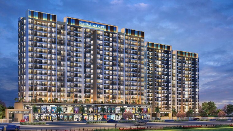 Exterior View, emperia-hill-creast 1 Bedroom 720 Sq.Ft. Apartment In Shedung Navi Mumbai 9856693