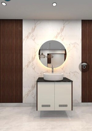 Bathroom in 3 BHK Apartment at INDIS Viva City, Kondapur – for Rent