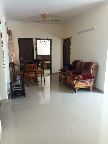 Living Room in 3 BHK Apartment at AWHO 8B, Vrindavan Yojna – for Rent