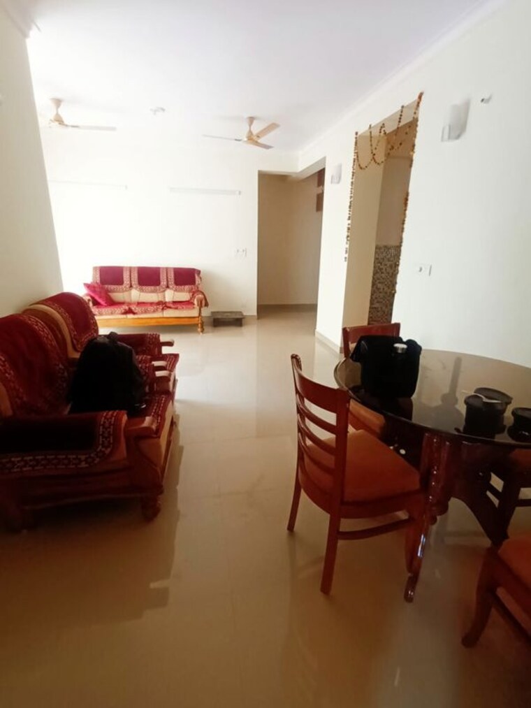 Living Room, awho-8b 3 Bedroom 1500 Sq.Ft. Apartment In Vrindavan Yojna Lucknow 9856756