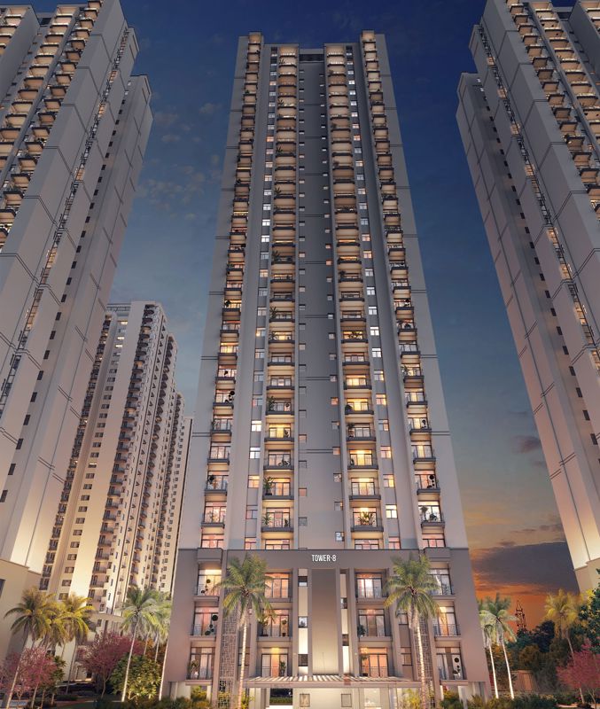 3.5 BHK + Study Room 1850 Sq.Ft. Apartment in SS Cendana