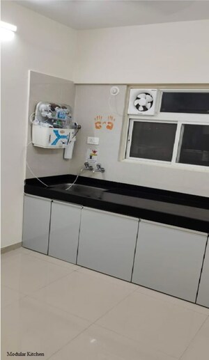 Kitchen in 1 RK Apartment at Nyati Elysia, Kharadi – for Rent