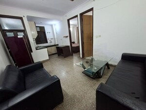 Living Room in 1 BHK Builder Floor at Maidan Garhi – for Rent