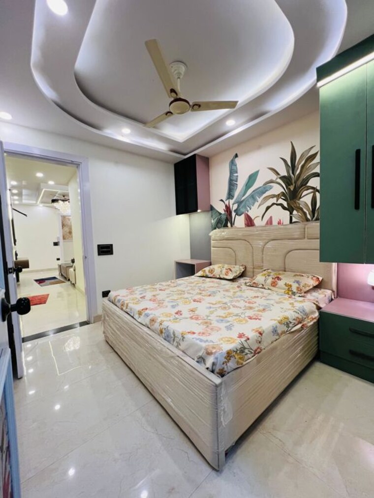 Bedroom, mansa ram park 3 Bedroom 792 Sq.Ft. Builder Floor In Mansa Ram Park Delhi 9856957