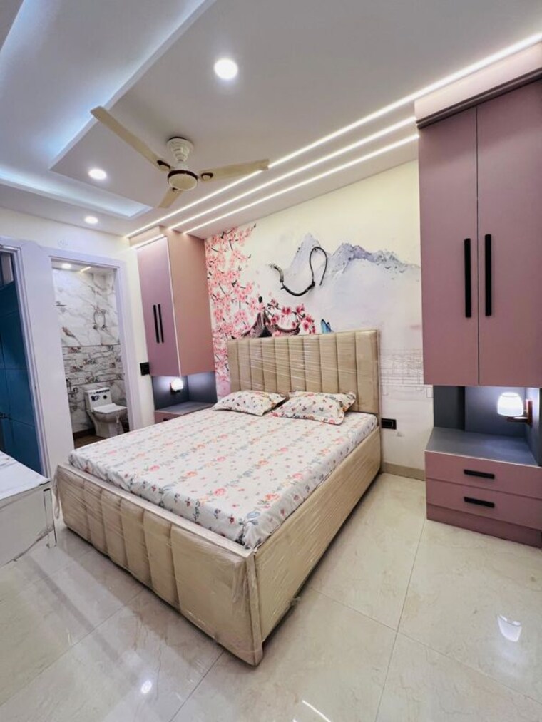 Bedroom, mansa ram park 3 Bedroom 792 Sq.Ft. Builder Floor In Mansa Ram Park Delhi 9856957
