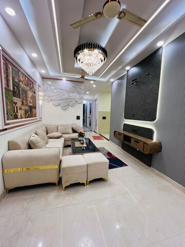 Living Room in 3 BHK Builder Floor at Mansa Ram Park – for Sale