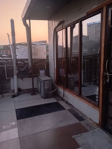 Kitchen in 1 RK Builder Floor at East Of Kailash – for Rent