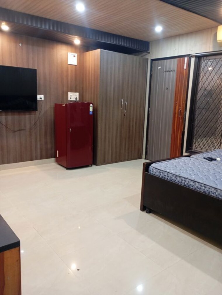 Bedroom, east of kailash 1 RK 370 Sq.Ft. Builder Floor In East Of Kailash Delhi 9857005