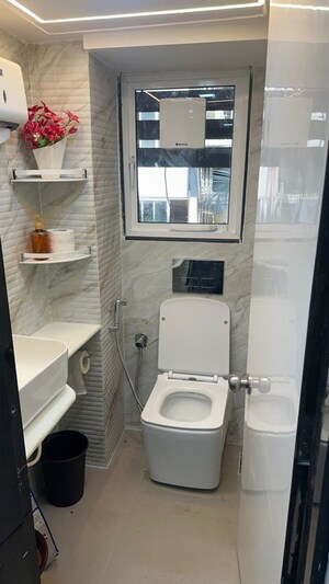 Bathroom in  Office Space at Dilkap Chambers, Andheri West – for Rent