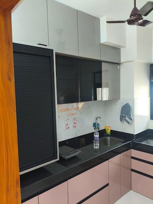 Kitchen in 1.5 BHK Apartment at Runwal Gardens Phase I, Dombivli East – for Rent