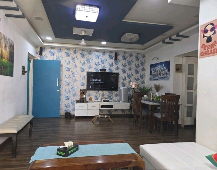 Living Room, romell-diva 2 Bedroom 748 Sq.Ft. Apartment In Malad West Mumbai 9857061