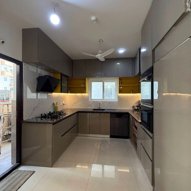 Kitchen, lansum-el-dorado 2 Bedroom 1540 Sq.Ft. Apartment In Narsingi Hyderabad 9857098