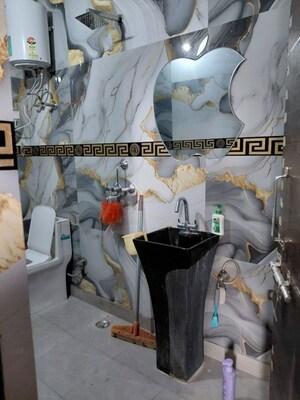 Master Bedroom in 3 BHK Builder Floor at Patel Nagar Society, Sector 15 – for Rent