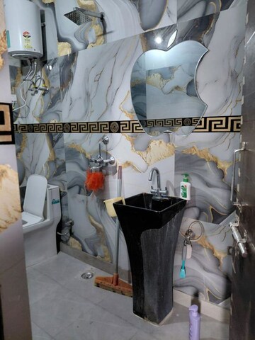 Master Bedroom in 3 BHK Builder Floor at Patel Nagar Society, Sector 15 – for Rent