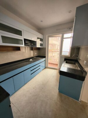 Kitchen in 3 BHK Apartment at Rishita Mulberry Heights, Sushant Golf City – for Rent