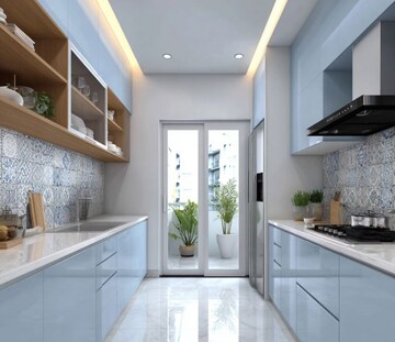 Kitchen in 3 BHK Builder Floor at Ultima 107, Sector 104 – for Sale