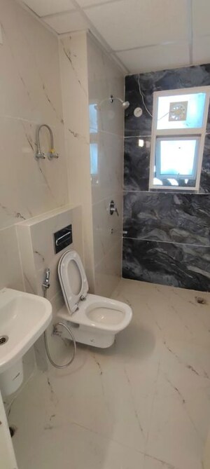 Bathroom in 3 BHK Apartment at Omaxe The Palace, Gomti Nagar – for Rent