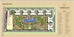 Master Plan in 3 BHK Apartment at Gaur Chrysalis, Sector 22d Yamuna Expressway – for Sale