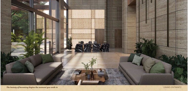 Living Room, gaur-chrysalis 4 Bedroom 2495 Sq.Ft. Apartment In Sector 22d Yamuna Expressway Greater Noida 9857180