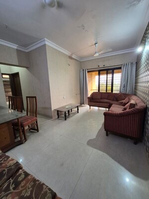 Living Room in 3 BHK Apartment at K Raheja Interface Heights, Malad West – for Rent