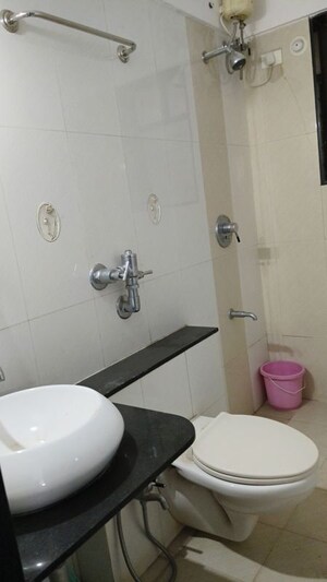 Bathroom in 2 BHK Apartment at Amit Sapphire Park, Balewadi – for Rent