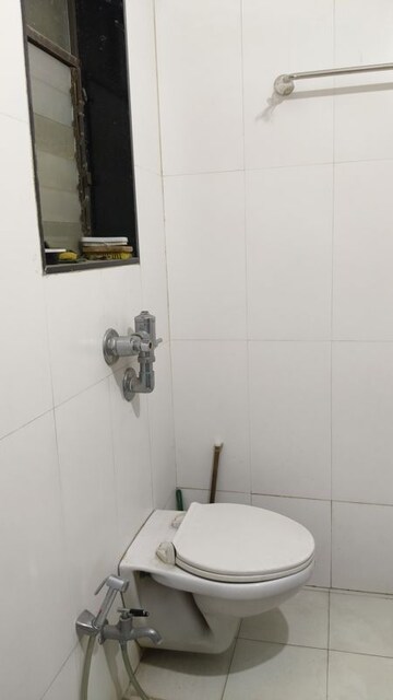 Bathroom in 2 BHK Apartment at Amit Sapphire Park, Balewadi – for Rent