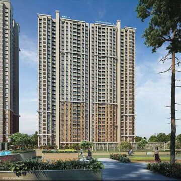 2 BHK Apartment – Exterior View View at Dosti West County Phase 4 Dosti Pine, Balkum Pada - for Rent