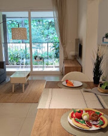 Living Room in 2 BHK Apartment at Bhartiya City Nikoo Homes 6, Kogilu – for Sale