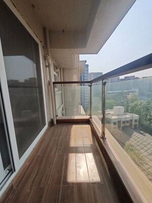 Balcony in 3 BHK Apartment at Vaibhav Queens Park, Chembur – for Rent
