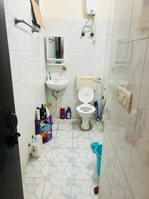 Bathroom in 1 BHK Builder Floor at RWA Apartments Sector 52, Sector 52 – for Rent