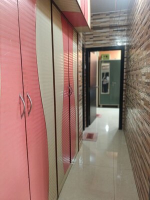 Building Lobby in 3 BHK Apartment at Vasant Valley Complex, Malad East – for Rent