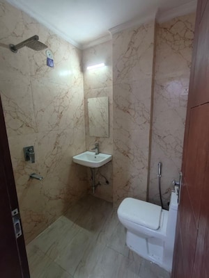 Bathroom in 2 BHK Builder Floor at Saket – for Rent