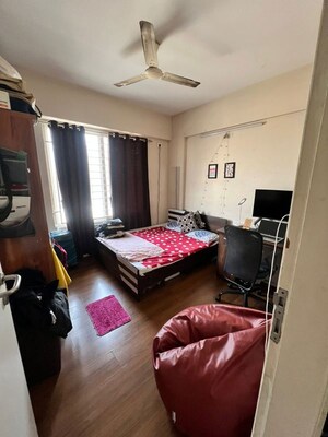 Bedroom in 3 BHK Apartment at Vilas Javdekar Yashwin Enchante, Kharadi – for Rent