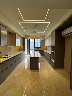 Kitchen in 3 BHK Builder Floor at Unitech South City II, Sector 50 – for Rent